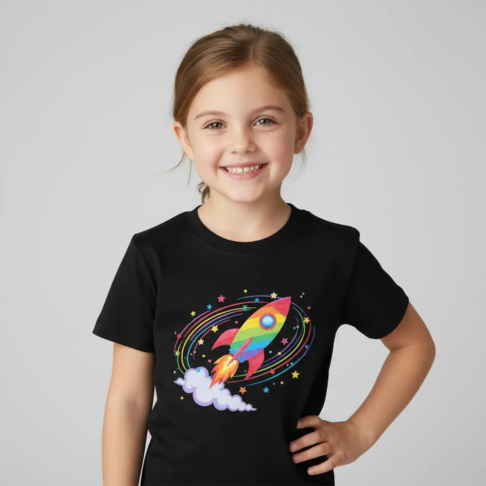 Rocket & stars