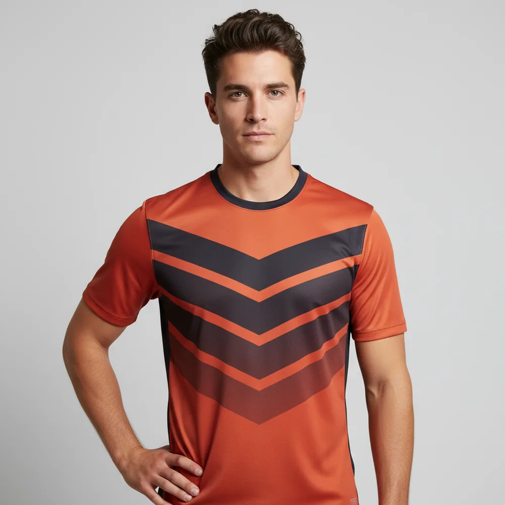 Bold sublimated chevrons