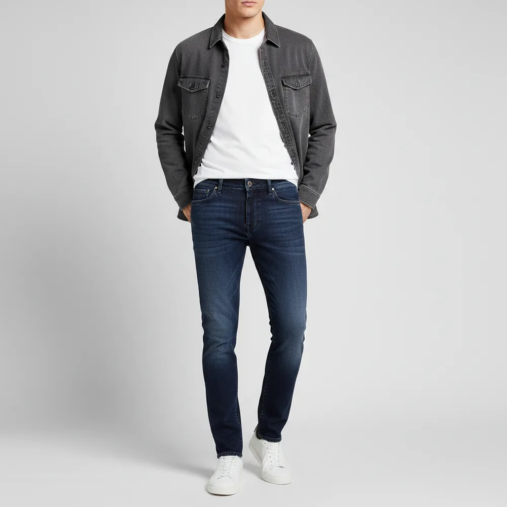 Slim dark denim