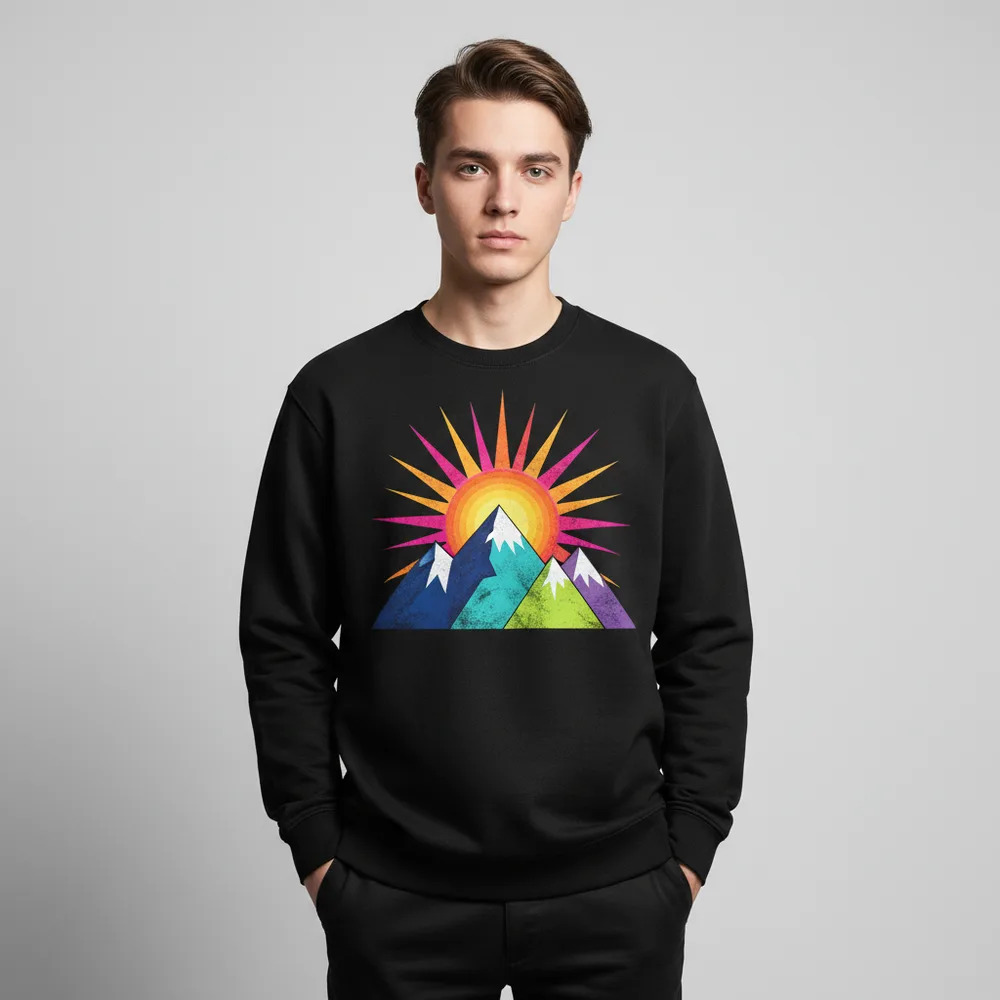 Mountain sun