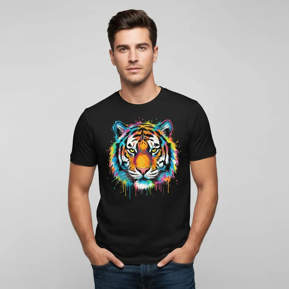 Street art tiger